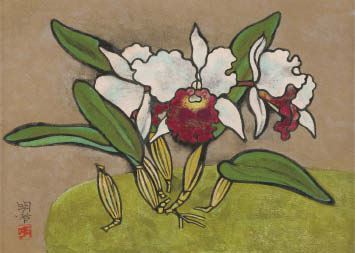 Orchid by Meiji Hashimoto