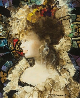 Artwork by Takehiko Miyanaga, Dawn, Made of oil on canvas