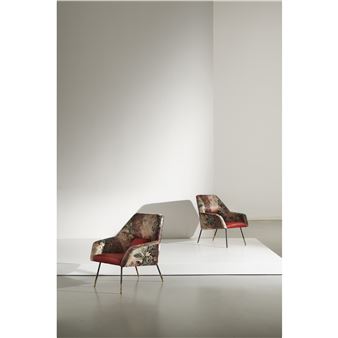 Pair of armchairs - Ezio Minotti