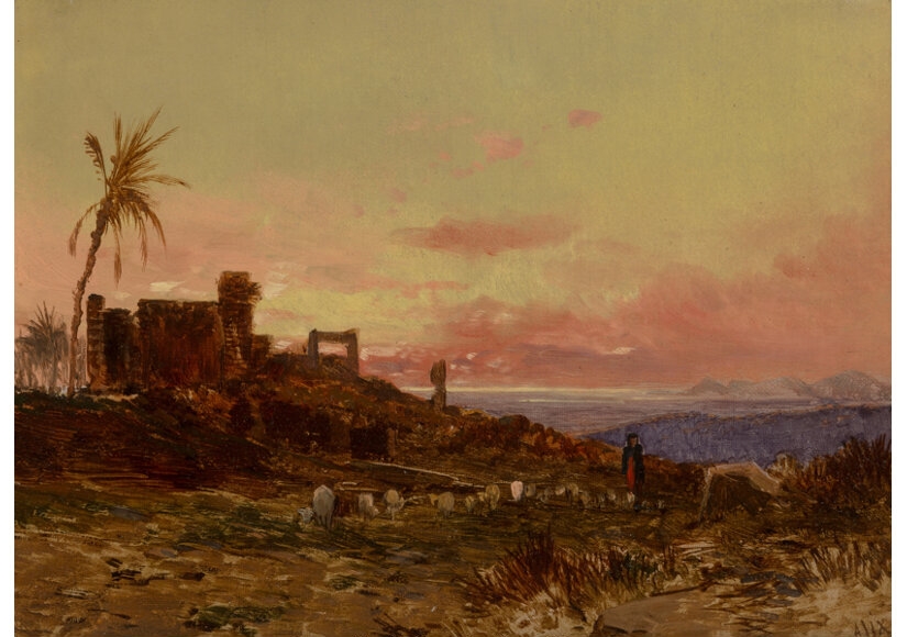 Artwork by Alexandra of Denmark, Oasis in the Desert, Made of Oil on prepared canvas