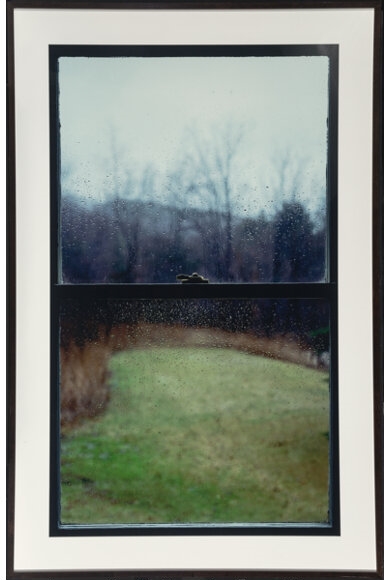 Artwork by Bing Wright, Rain Window I, Made of Oversized dye coupler print