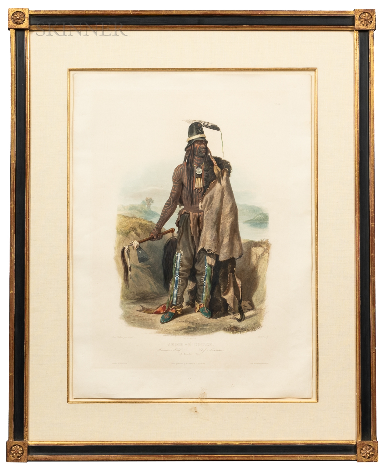 Karl Bodmer | A collection of various Native American pipes and 