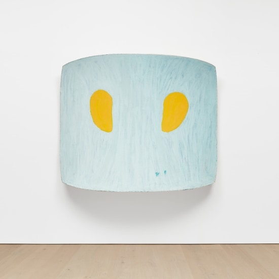 Artwork by Ron Gorchov, Comedy, Made of oil on shaped canvas