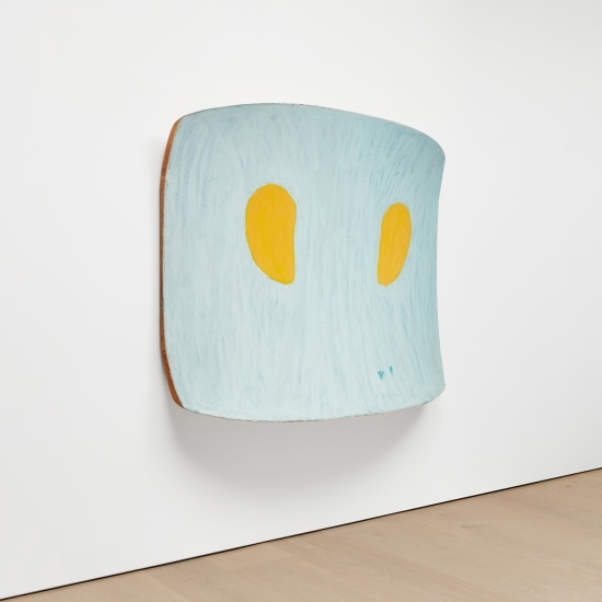 Artwork by Ron Gorchov, Comedy, Made of oil on shaped canvas