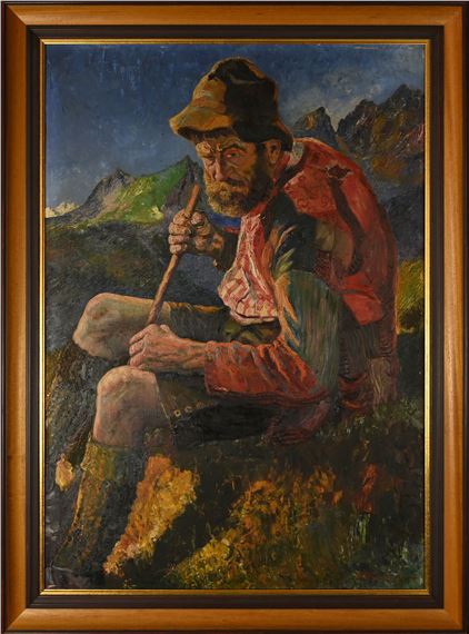 Almöhi im Patchwork-Jankerl by Franz Kienmayer