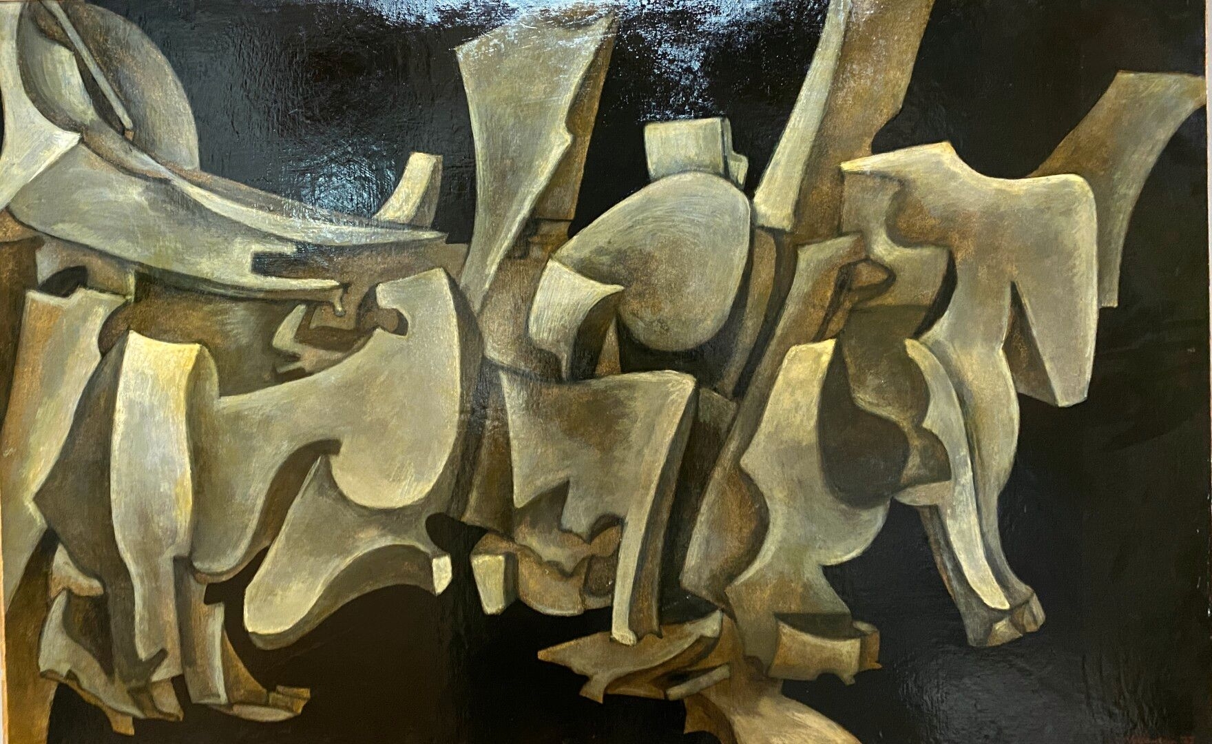 Claude Volkenstein | Cubist composition (77) | MutualArt