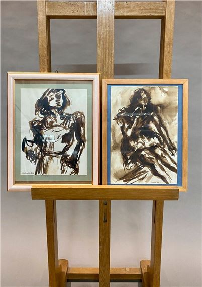 Claude Volkenstein | Study of a woman and a man | MutualArt
