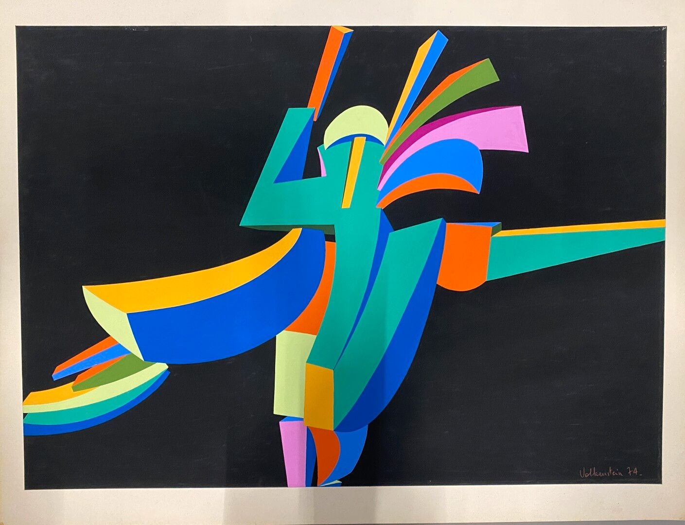 Claude Volkenstein | 19 abstract compositions (1974 - 1975) | MutualArt