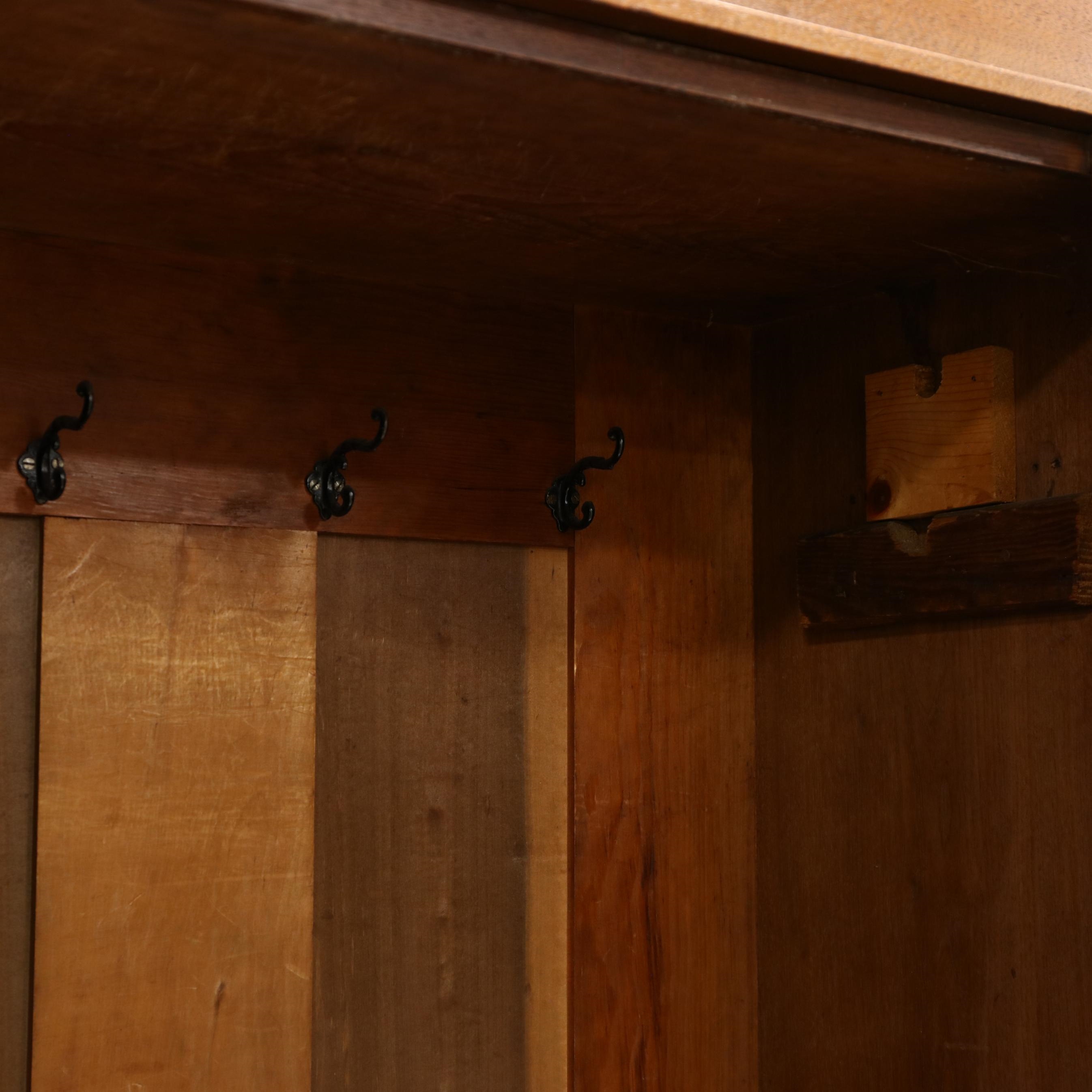 Artwork by Thomas Day, Walnut Wardrobe, Made of white pine