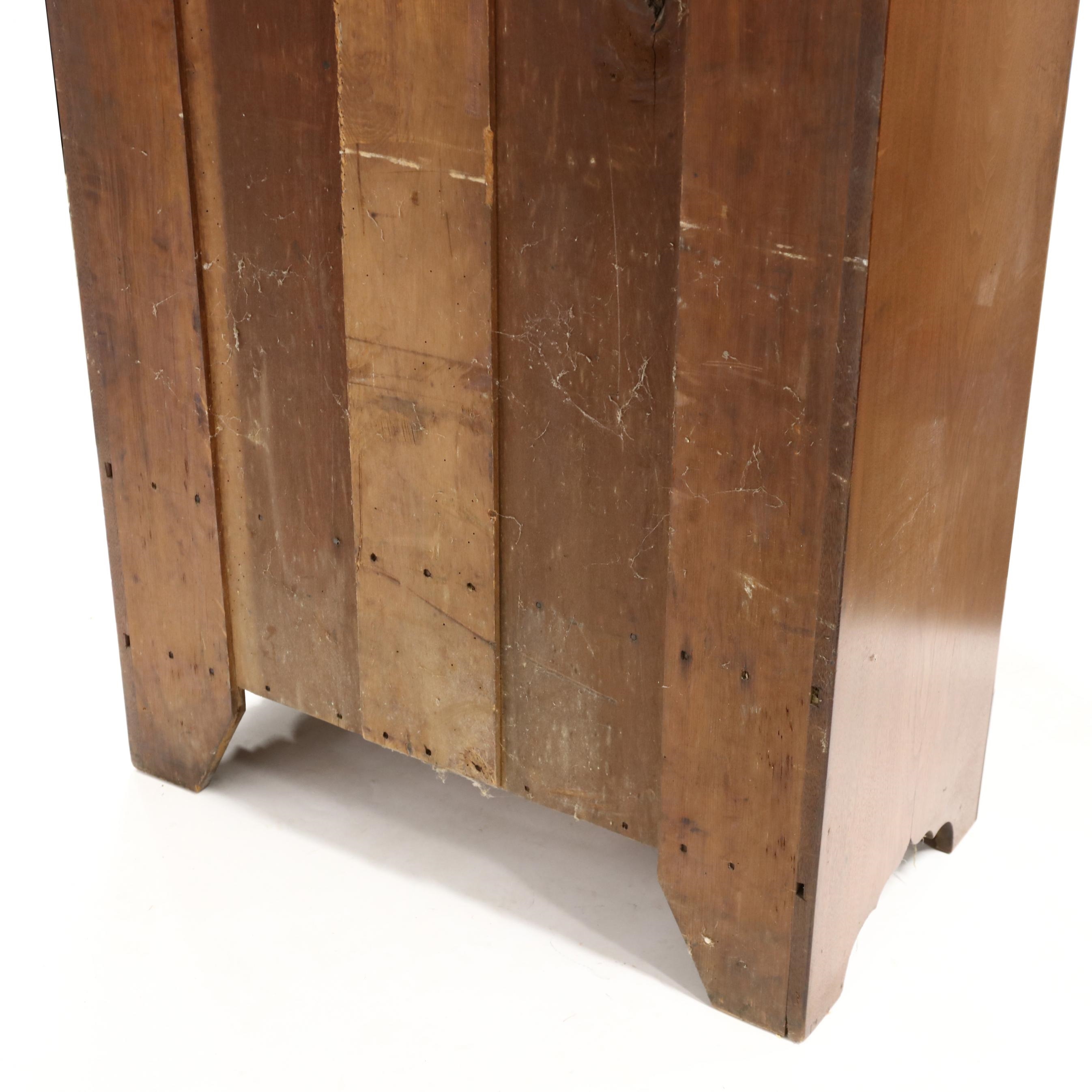 Artwork by Thomas Day, Walnut Wardrobe, Made of white pine