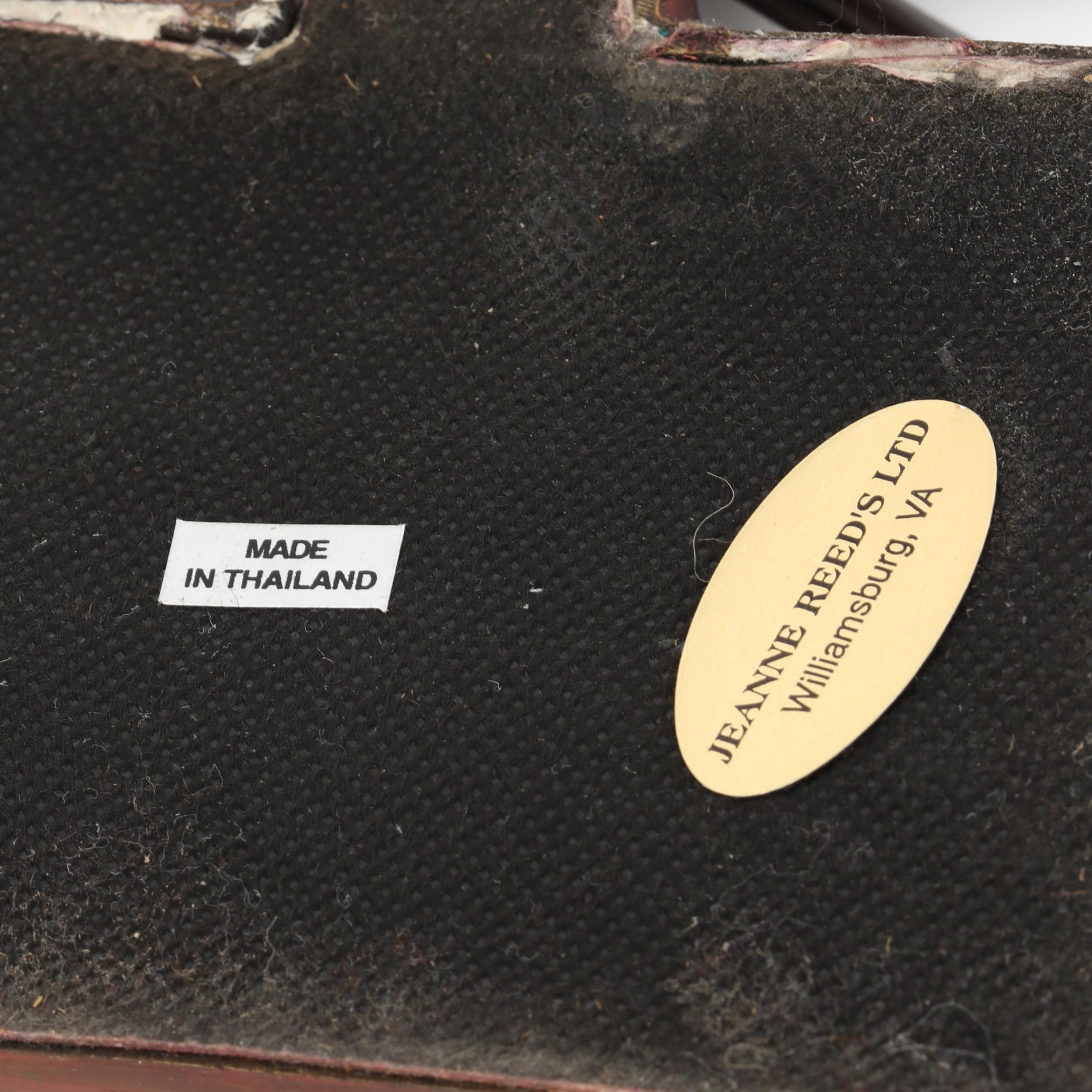 Artwork by Jane Reed, Pair of Painted Bronze Figural Table Lamps, Made of painted cast bronze