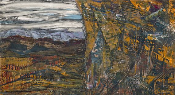 The Mountain and the Desert by Gazbia Sirry, Painted circa early 1970s