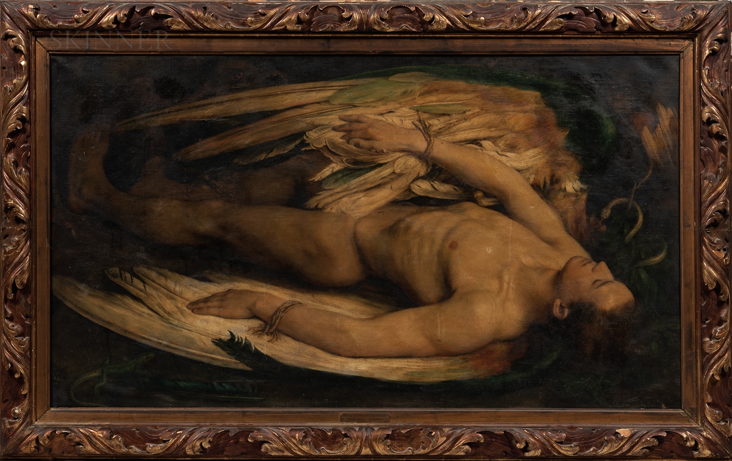 Artwork by Alfred Schwarzschild, Icarus Fallen, Made of Oil on canvas