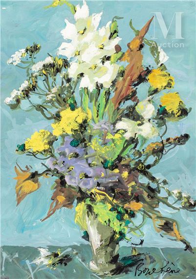 Bouquet de fleurs by Dimitri‏ Dmitriévitch Bouchène 