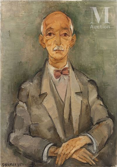 Lilly Steiner | Portrait d'homme moustachu (1931