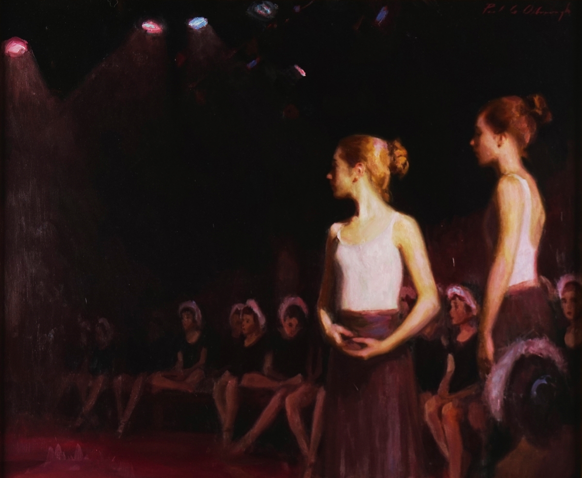 Artwork by Paul Oxborough, Young Dancers, Made of oil on canvas