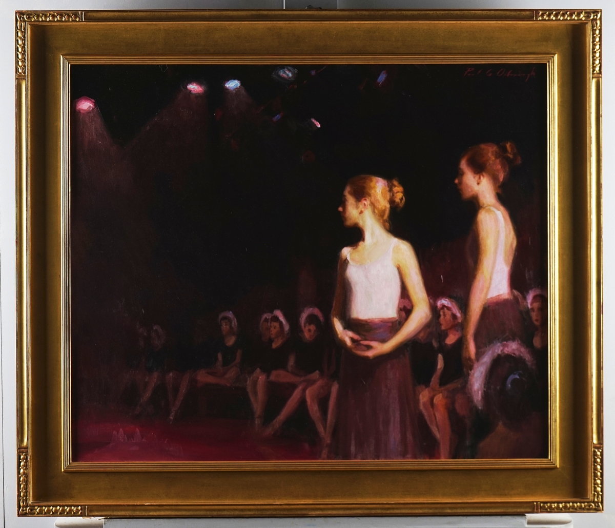 Artwork by Paul Oxborough, Young Dancers, Made of oil on canvas