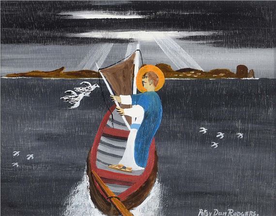 Patsy Dan Rogers | SAINT COLMCILLE APROACHING TORY | MutualArt