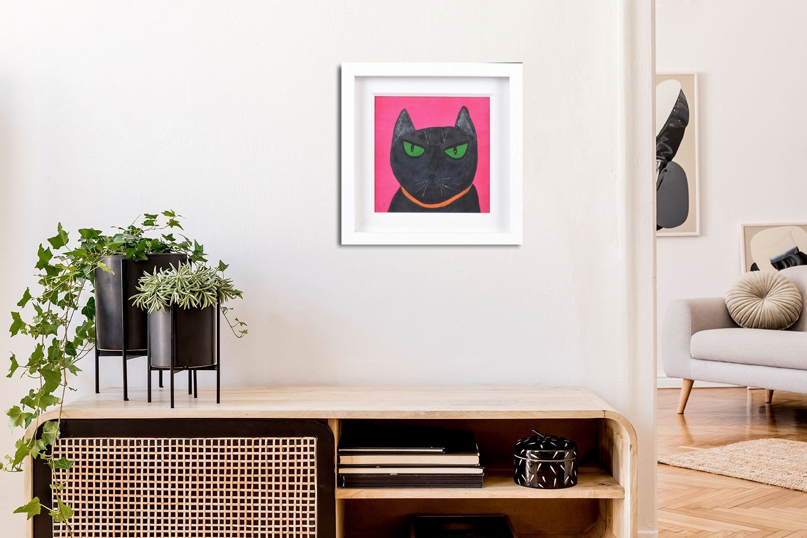 Artwork by P. Fay, COLIN, Made of ACRYLIC ON BOARD