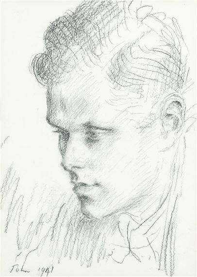 Sir George Duff-Sutherland-Dunbar, 7th Baronet by Augustus Edwin John, 1941
