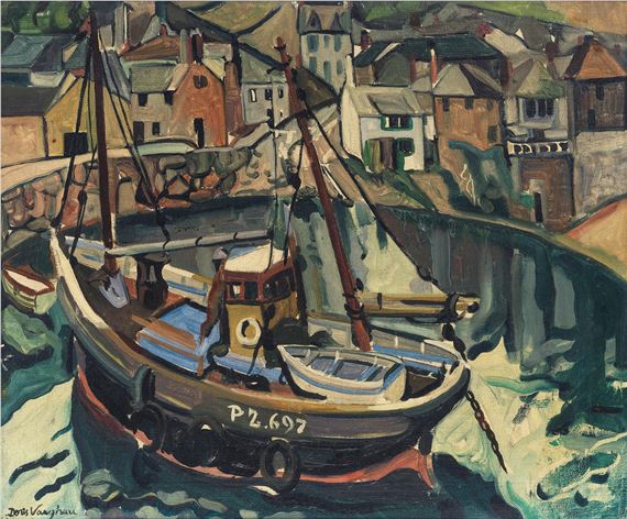 Boat in Harbour - Doris Vaughan