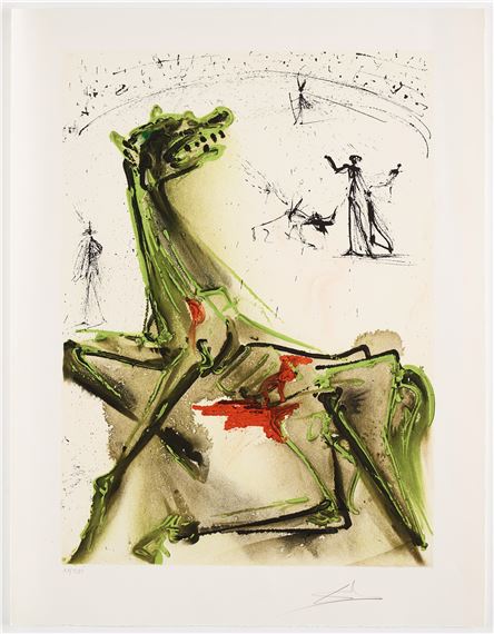 Salvador Dalí | 'Les Chevaux Daliniens' | MutualArt