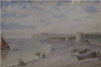 'Coastal scene near Beachy Head' - Mary Wing