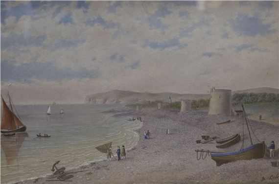'Coastal scene near Beachy Head' - Mary Wing