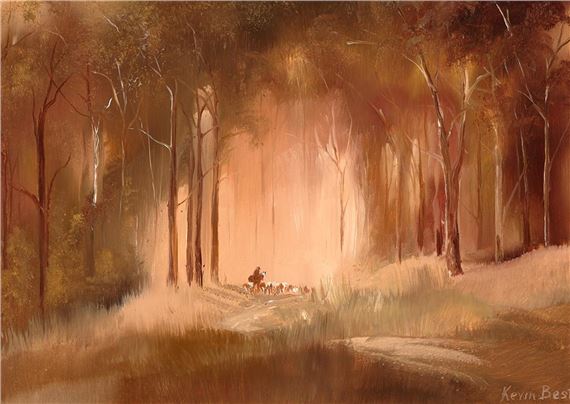 Forest Muster by Kevin John Best, 1976