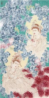 Manjushri and Samantabhadra - Fan Hongbin