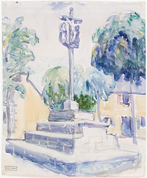 Cross on Market Square by Emily Carr, 1911