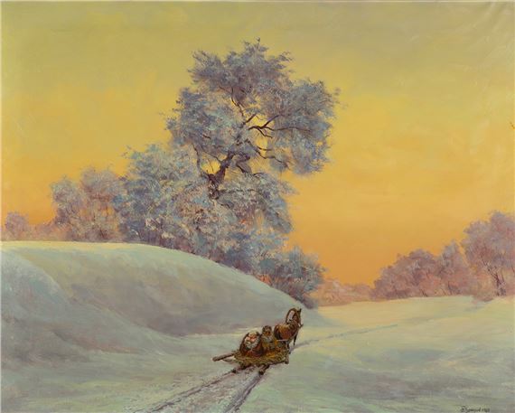 A memory from the childhood by Mikhail Mikhailovich Courierov, 1981