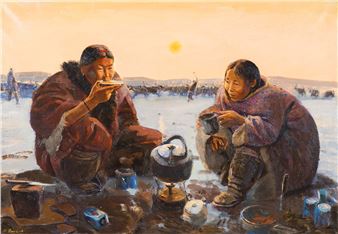 Tea drinking - Andrei Yakovlev
