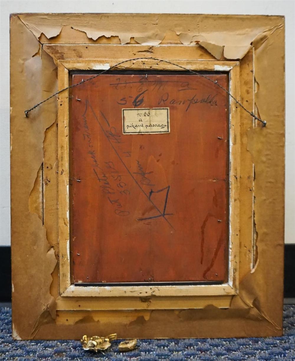 Artwork by J. Rampolla, Quiet Contemplation, Made of Oil on Board