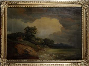 Return in a boat during the storm - Ch. Kammerer