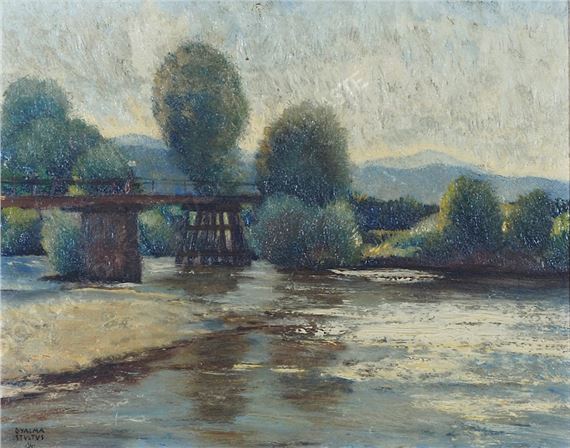 Gorizia, ponte a Sable Grande by Dyalma Stultus, '32.