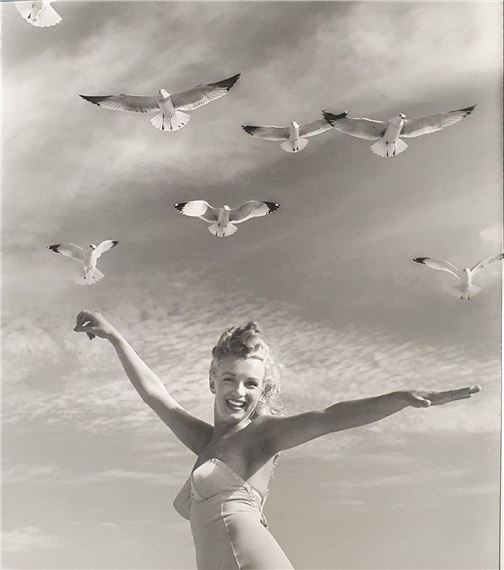 Marilyn Monroe by Andre de Dienes, Circa 1949