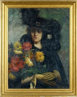 La dame aux dahlias - Dolf van Roy