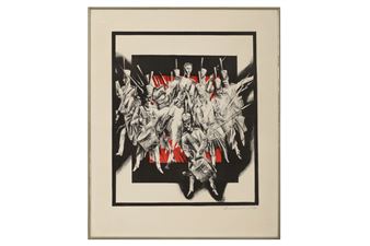 Two lithographs relating to the Dekabrist [Decembrist] Revolt - Domashenko Nikolai Ivanovich