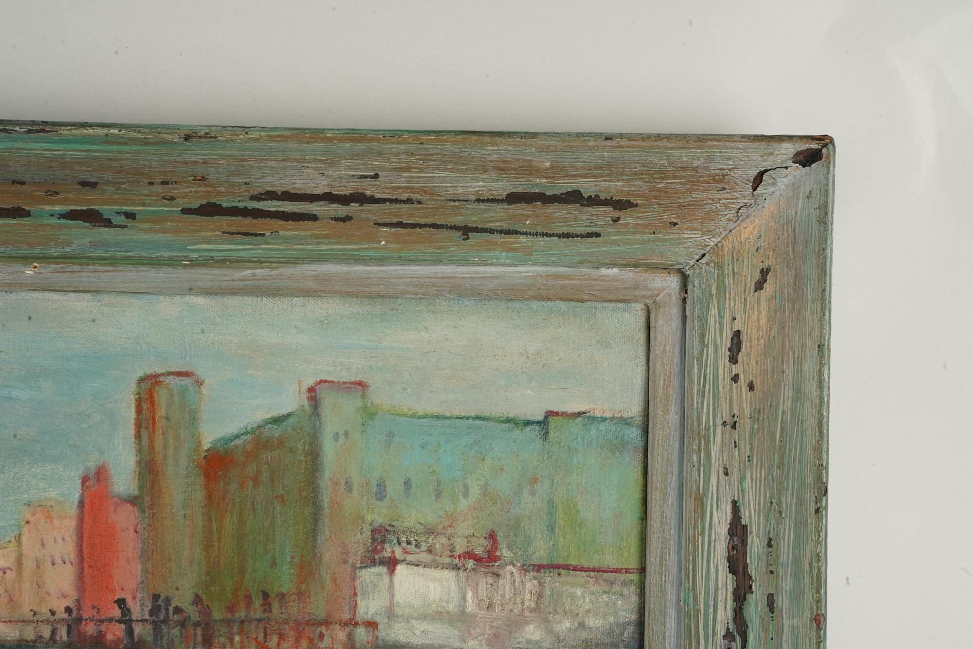 Artwork by Naomi Yergin, OLD SANTA MONICA PIER, Made of oil on canvas