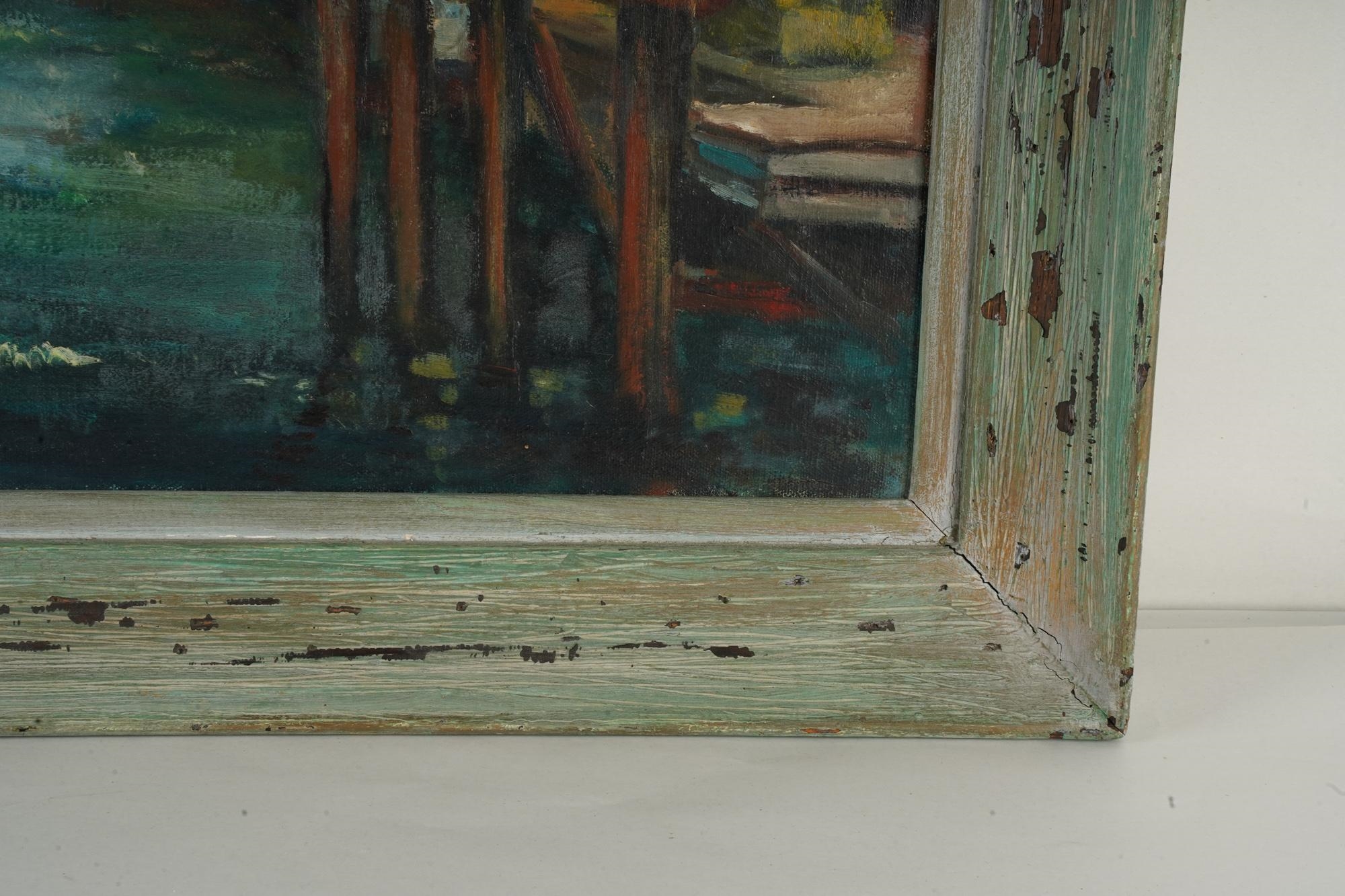 Artwork by Naomi Yergin, OLD SANTA MONICA PIER, Made of oil on canvas