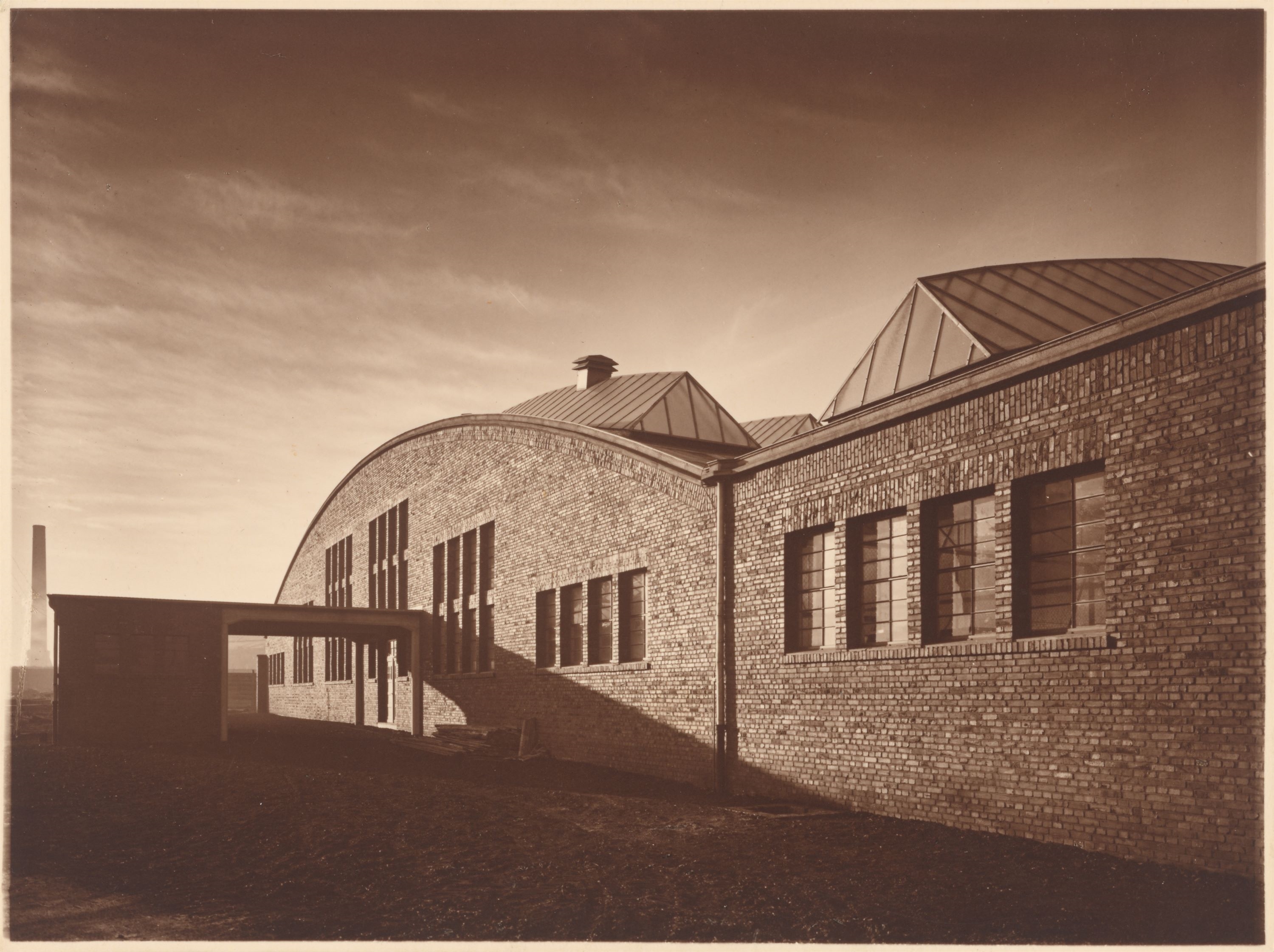 Artwork by Werner Mantz, Tyre factory Englebert in Aachen., Made of Vintage  Gelatin silver print