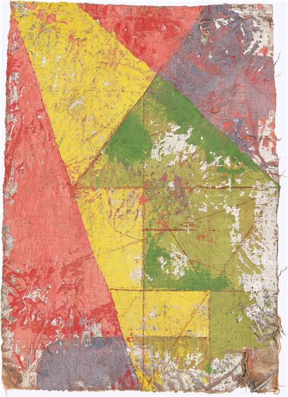 Gelber Strahl 2. by Hermann Glöckner, 1936