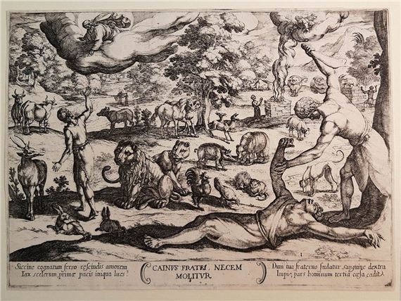 Cain and Abel by Antonio Tempesta, 1613