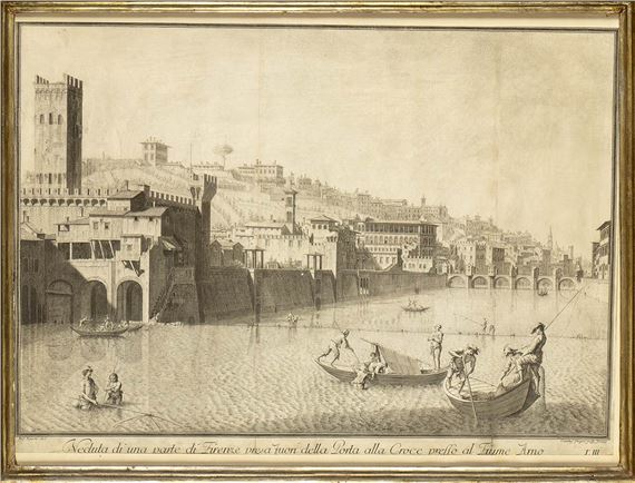 Giuseppe Zocchi | View of a part of Florence taken from the Porta alla ...