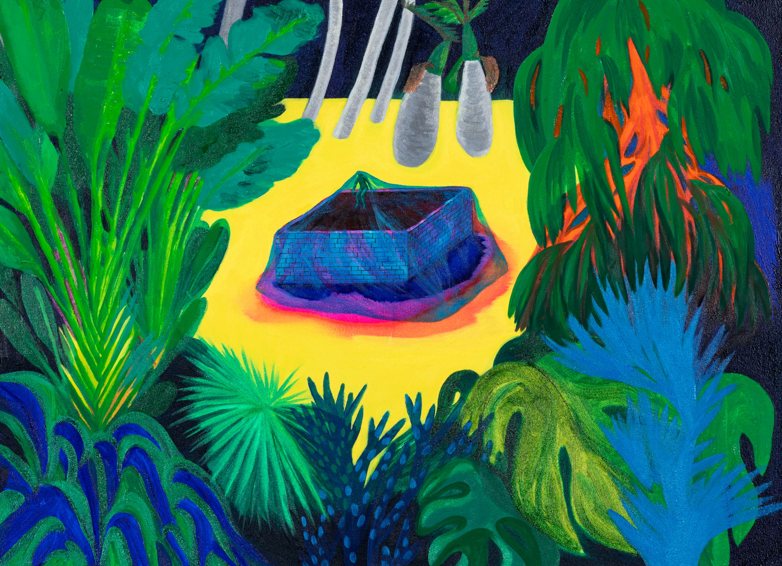 Artwork by Namu Choi, Well, Made of oil on canvas