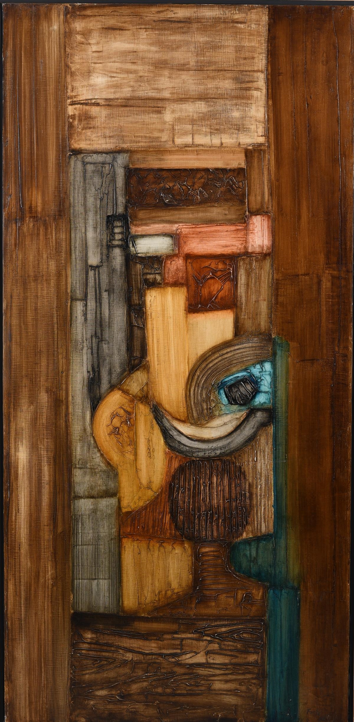 Artwork by Vicente Forte, VERTICALE, Made of Oil on canvas