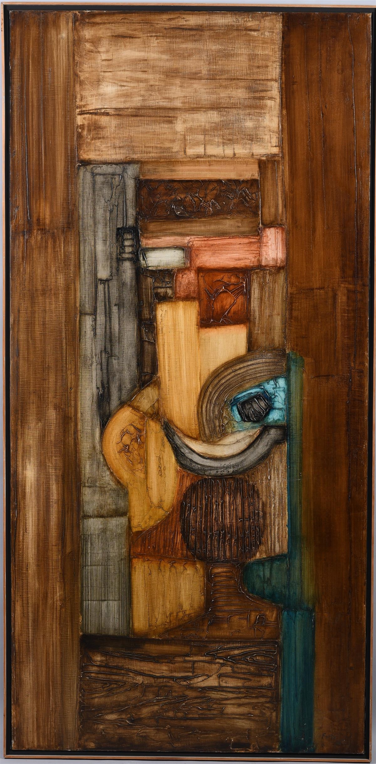 Artwork by Vicente Forte, VERTICALE, Made of Oil on canvas