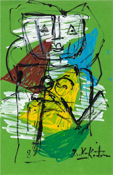 Untitled by Ibrahim Kodra, 1989