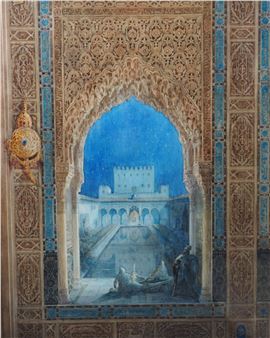 Showing views of the Alhambra - Leon Courreges